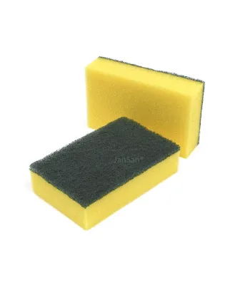 Sponge Scourer, Green & Yellow (10)