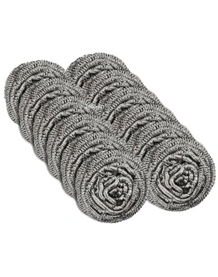 JanSan Stainless Steel Round Scourer 40g (10 Scourers)