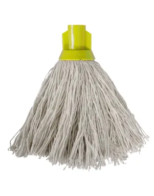 JanSan Socket Classic PY Yarn 210g 14oz,Mop Heads Yellow (10 Mops)