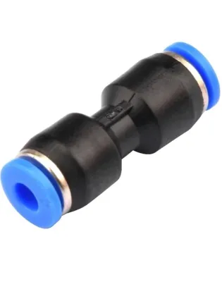 JanSan Push Fit Straight Quick Connector,8 > 8mm (1 Each)