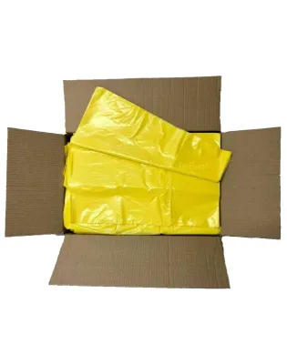 JanSan Refuse Sacks Medium Duty 90L,15kg Yellow (200 Sacks)