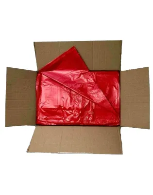 JanSan Refuse Sacks Medium Duty 90L,15kg Red (200 Sacks)