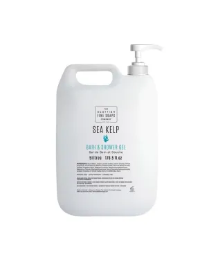 Scottish Fine Soaps Sea Kelp Bath, Shower,Gel & Pump 5 Litre (2 5 Litre)