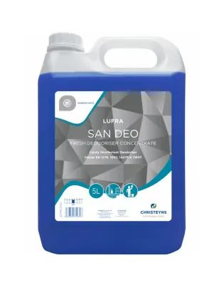 Christeyns 223 Lufra San Deo Candy,Disinfectant & Deodoriser (2 5 Litre)