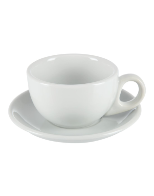 Cappuccino Cup, White, 8oz (24)