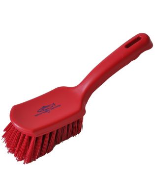 HillBrush Premier Hand Churn Brush Medium,Red (1 Each)