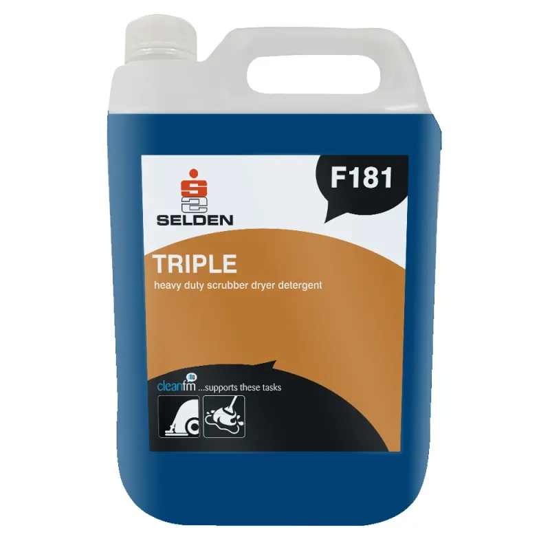 Selden F181 Triple HD Scrubber Dryer Detergent 5L | Janitorial Supplies